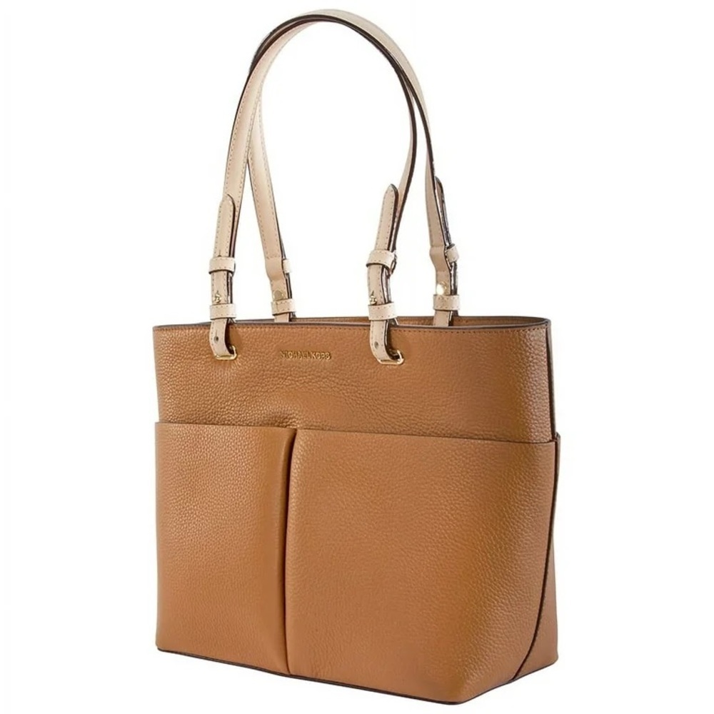 Michael Kors Pebbled Leather Tote – Tan / Camel – Gold Hardware - Picture 1 of 9